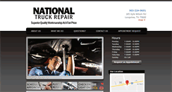 Desktop Screenshot of nationaltruckrepair.com