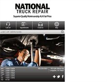 Tablet Screenshot of nationaltruckrepair.com